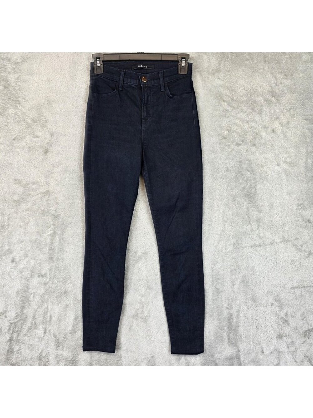 J Brand Maria Skinny Jeans Womens 25 Blue Dark Wash Mid Rise Stretch Denim